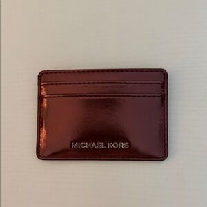 Michael Kors Burgundy Card Holder